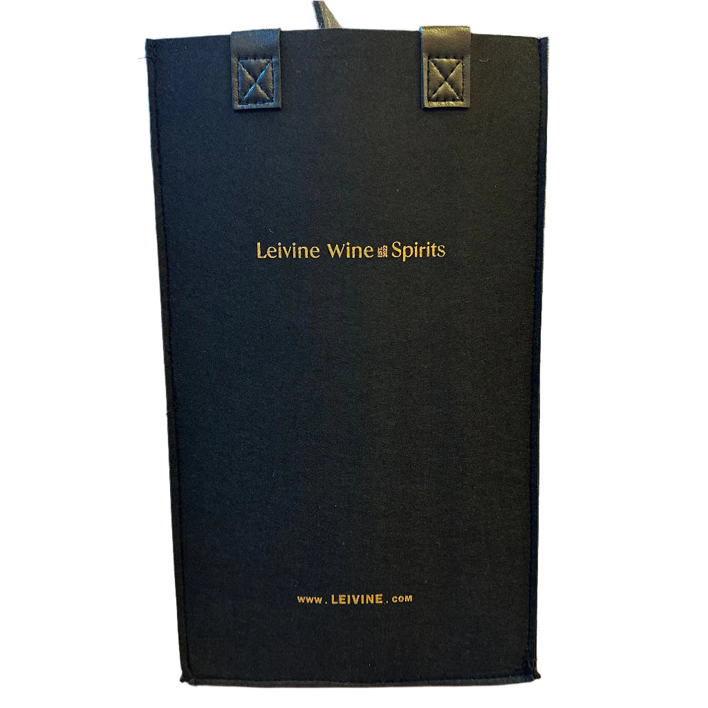 2 BOTTLE LUXURY GIFT BAG - BLACK
