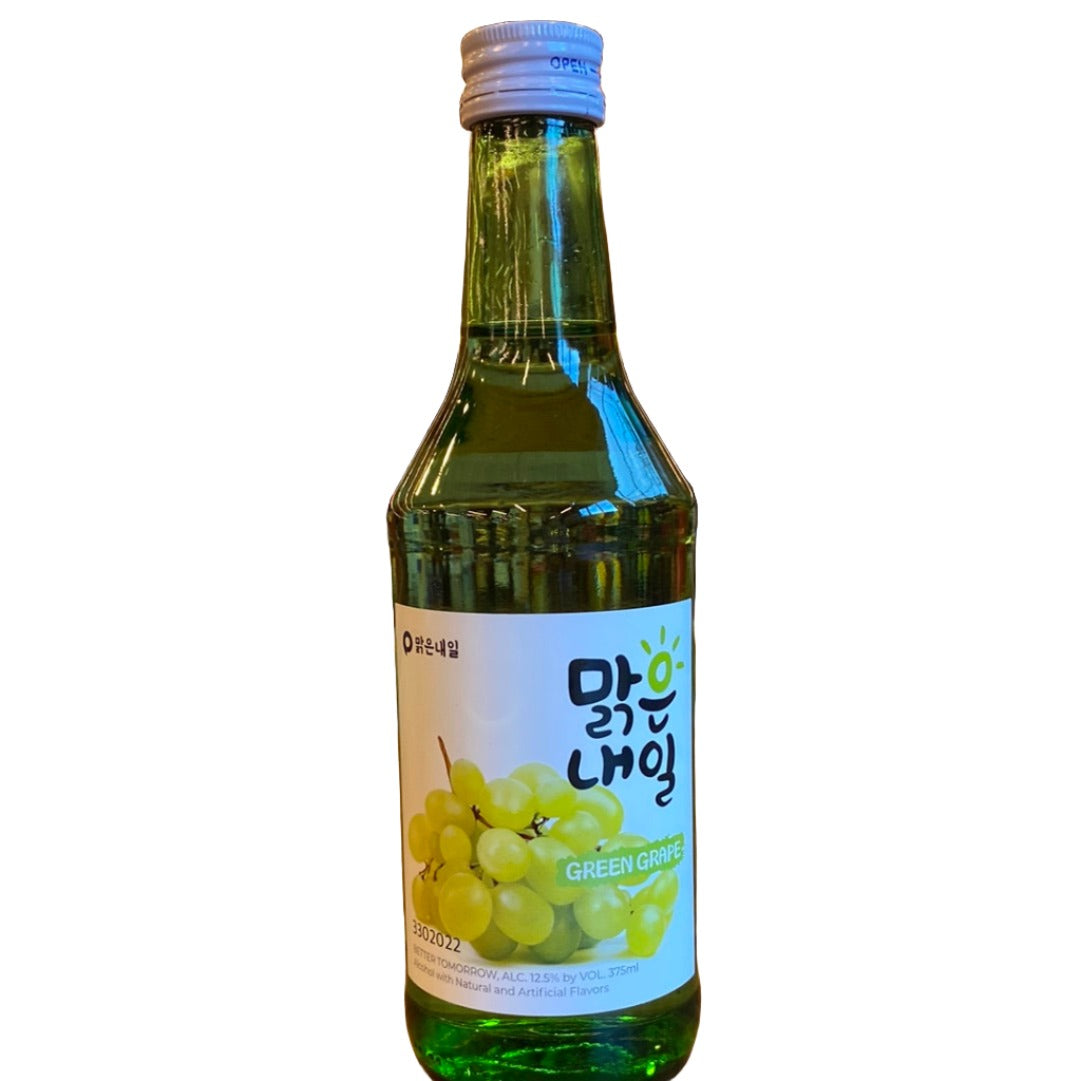 Better Tomorrow Green Grape Soju, 375 ML