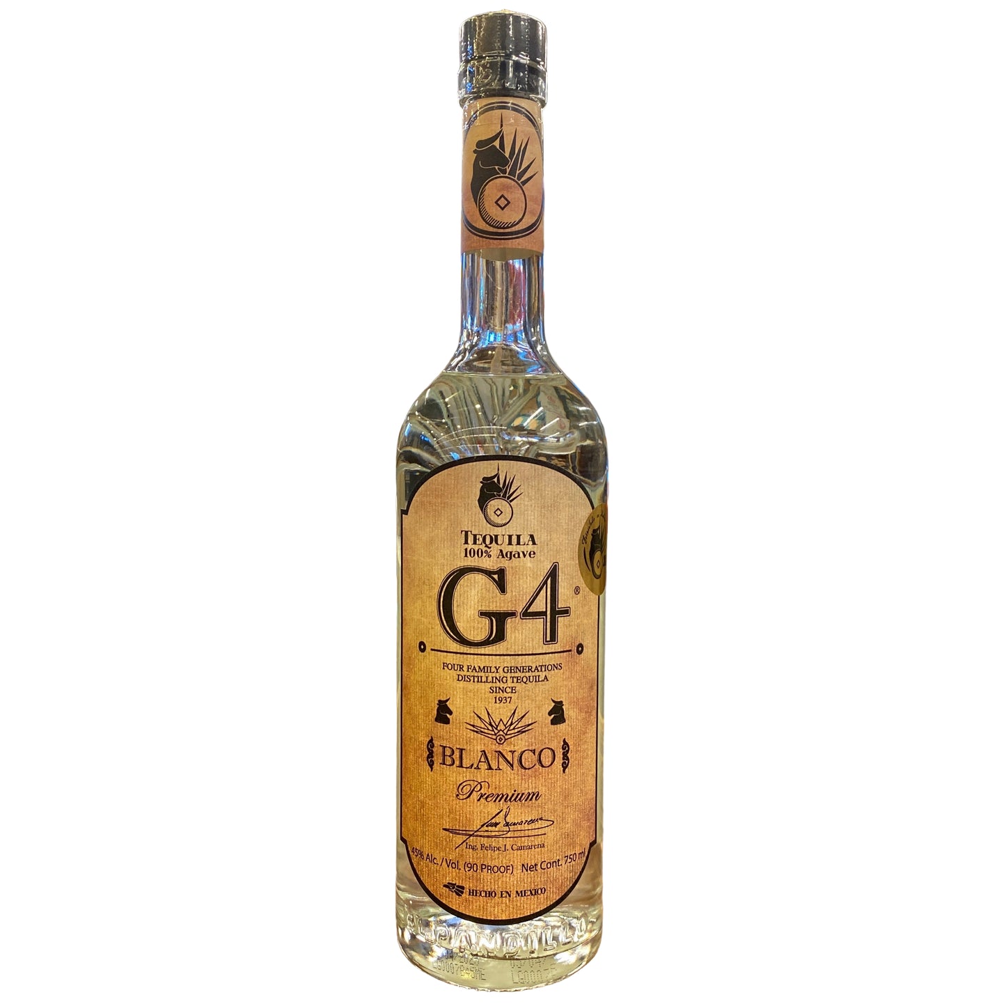 G4 Blanco de Madera Tequila - 750 ML