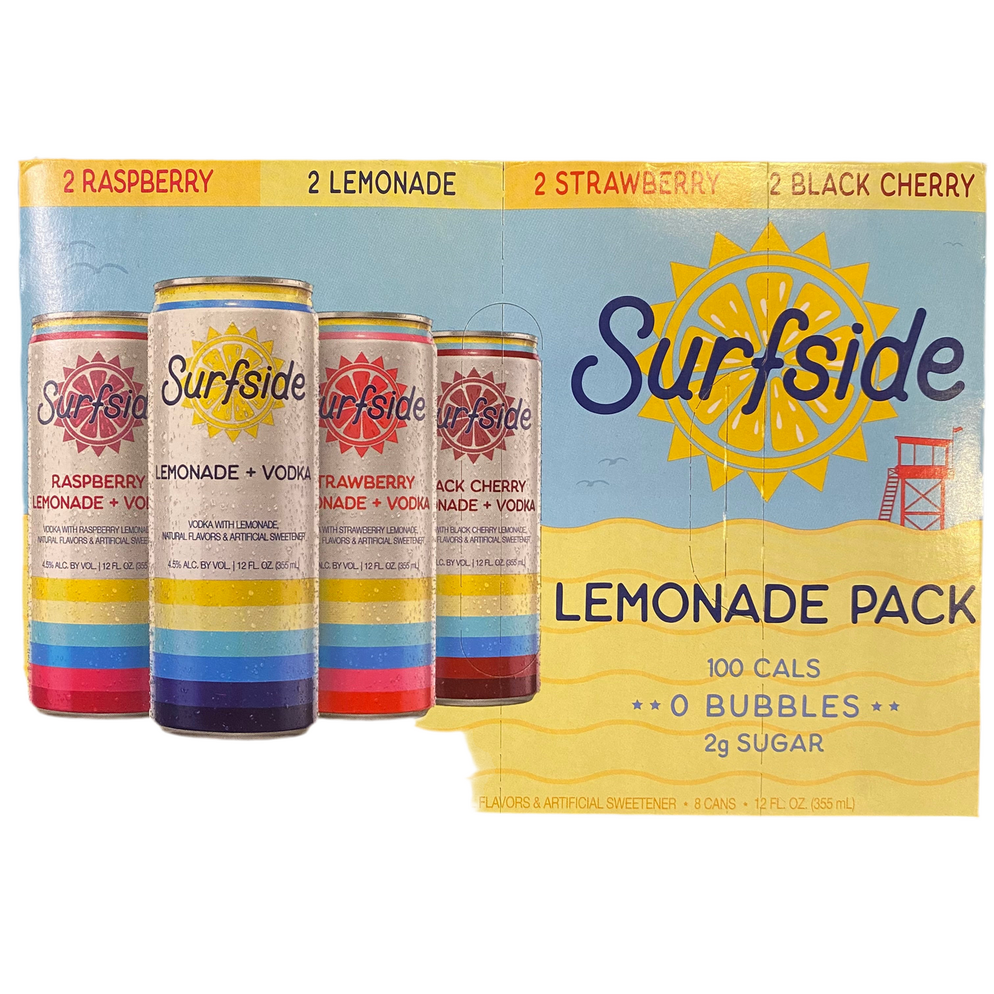 Surfside Lemonade Pack - 355 ML