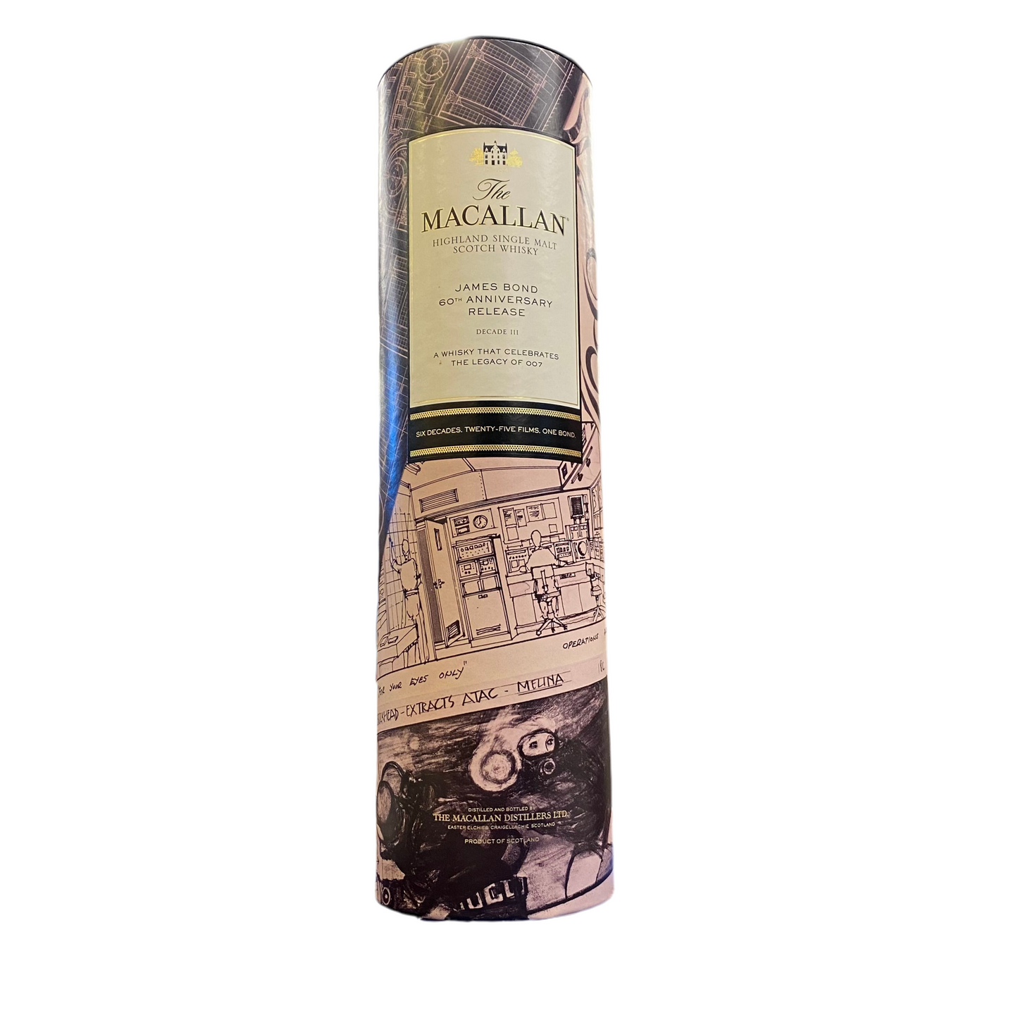 Macallan James Bond 60th Anniversary Decade 3, 700 ML