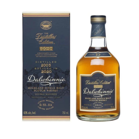 Dalwhinnie Single Malt Scotch Whiskey The Distillers Edition, 750 ML