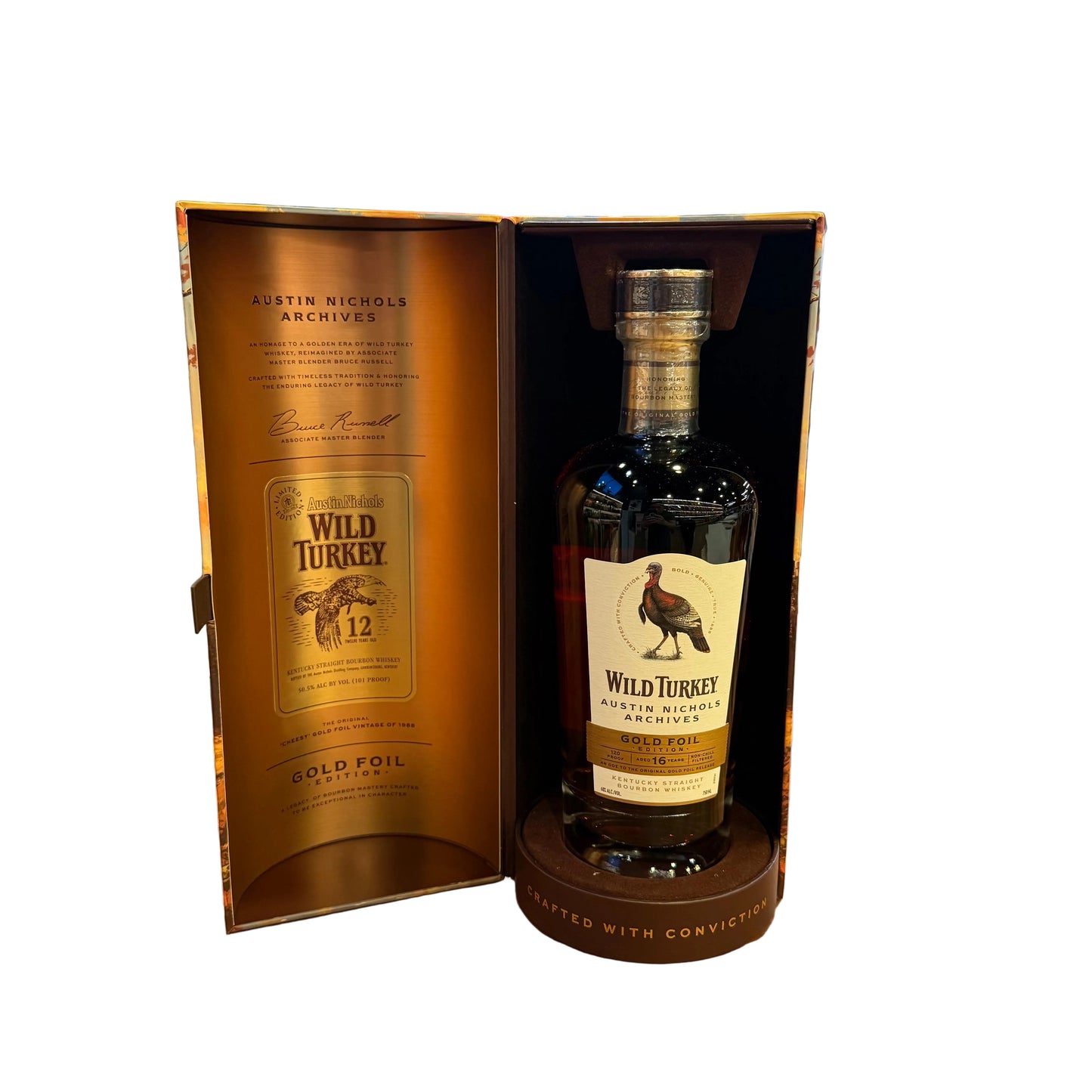 Wild Turkey Straight Bourbon Austin Nicholas Archives Gold Foil Edition 16 Year - 750ML