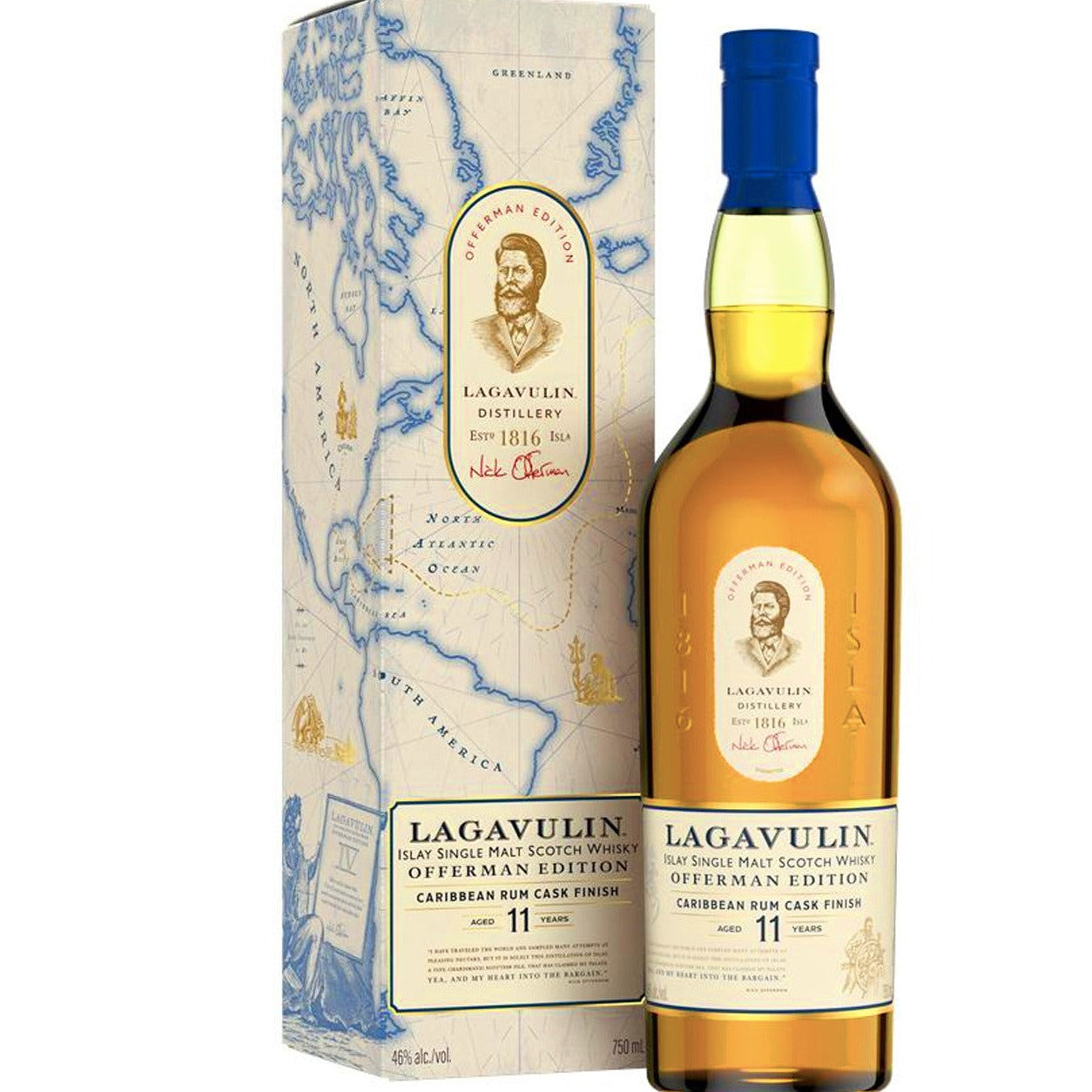 Lagavulin Single Malt Offerman Edition Caribbean Rum Cask 11 Years - 750 ML