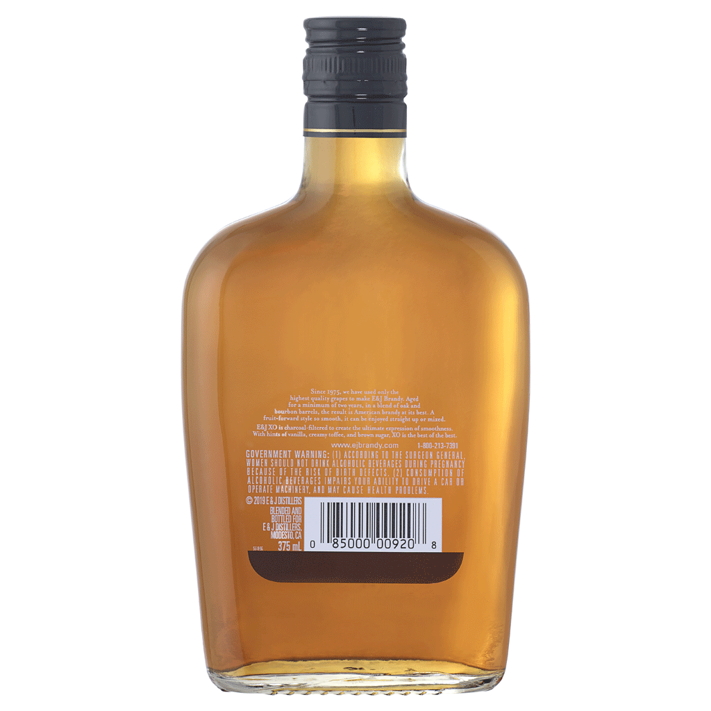 E & J Brandy X O - 375ML