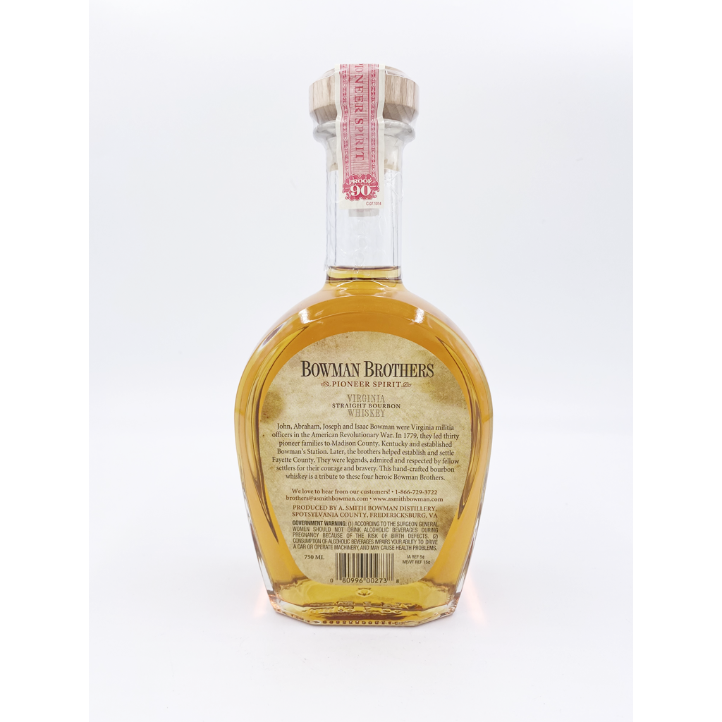 Bowman Brothers Whiskey Small Batch - 750ML