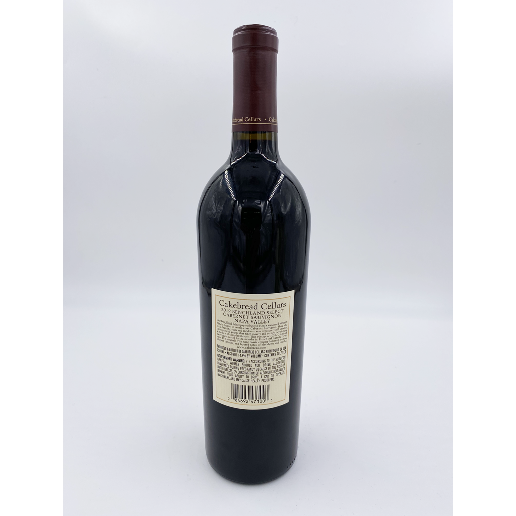 Cakebread Benchland Select Cabernet Sauvignon 2019 - 750ML
