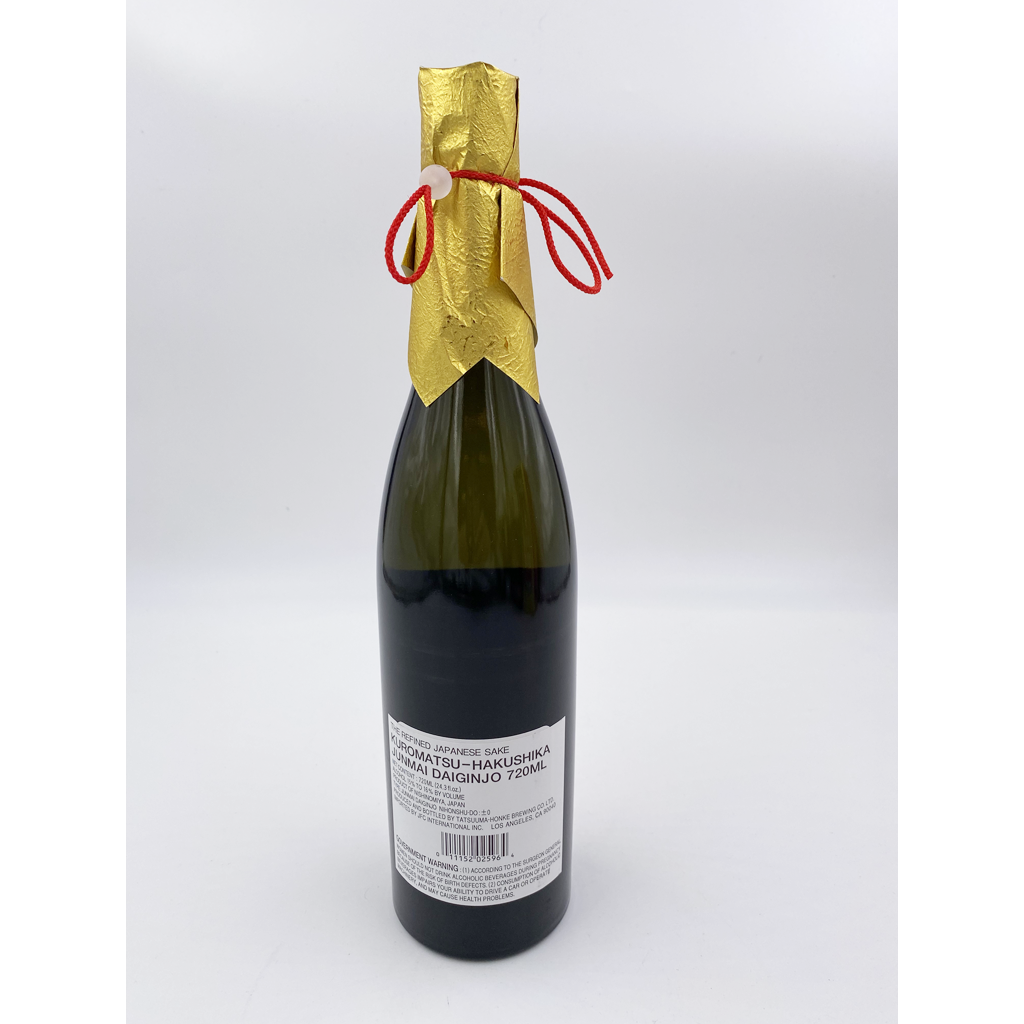 Kuromatsu Hakushika Junmai Daiginjo Sake - 720ML
