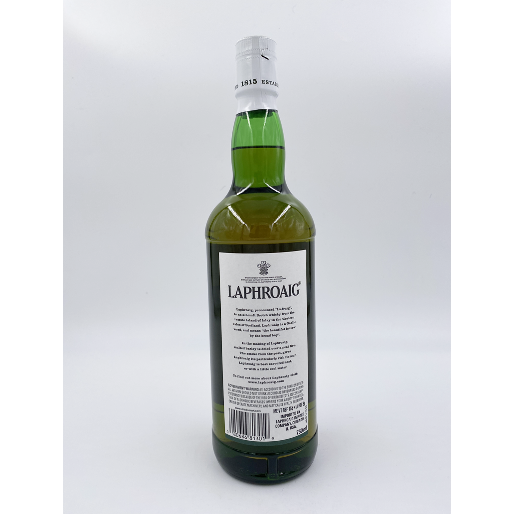 Laphroaig 10 Year Old Single Malt - 750ML