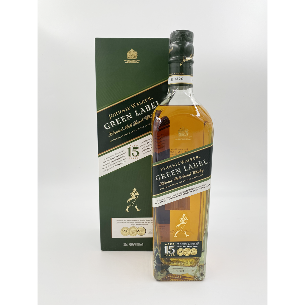 Johnnie Walker Green Label 15 Year - 750ML – Leivine Wine & Spirits Johnnie Walker Green Label 15 Year - 750ML – Leivine Wine & Spirits