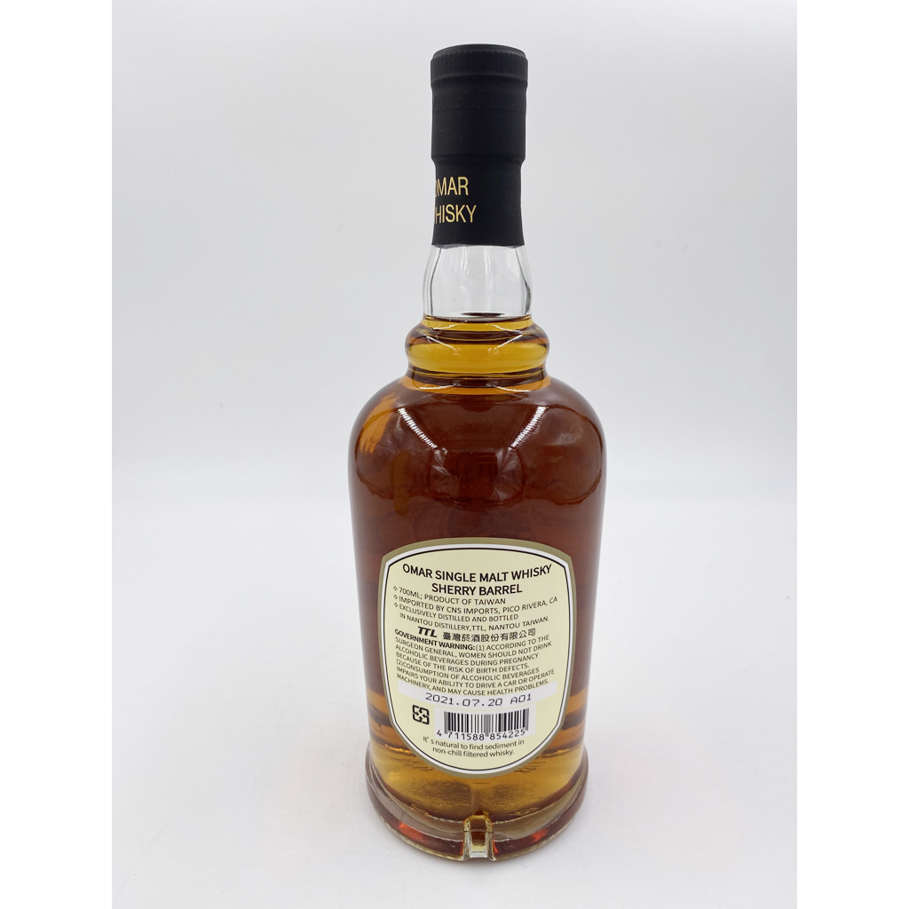 OMAR Single Malt Whisky Sherry Cask - 700ML