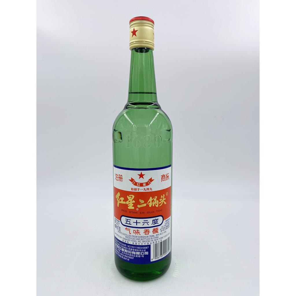 Red Star Er Guo Tou Jiu 56% - 750ML