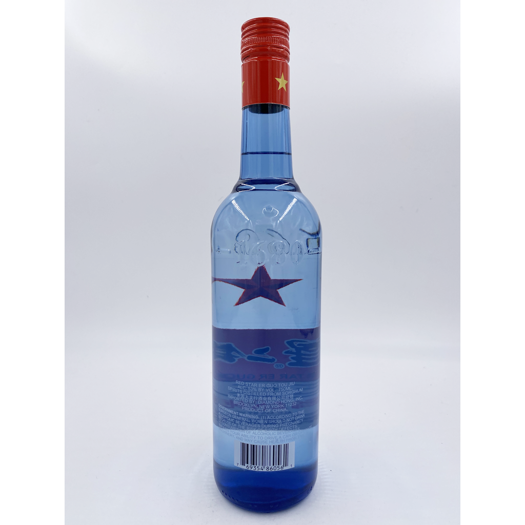 Red Star Er Guo Tou Jiu 53% Red - 750ML