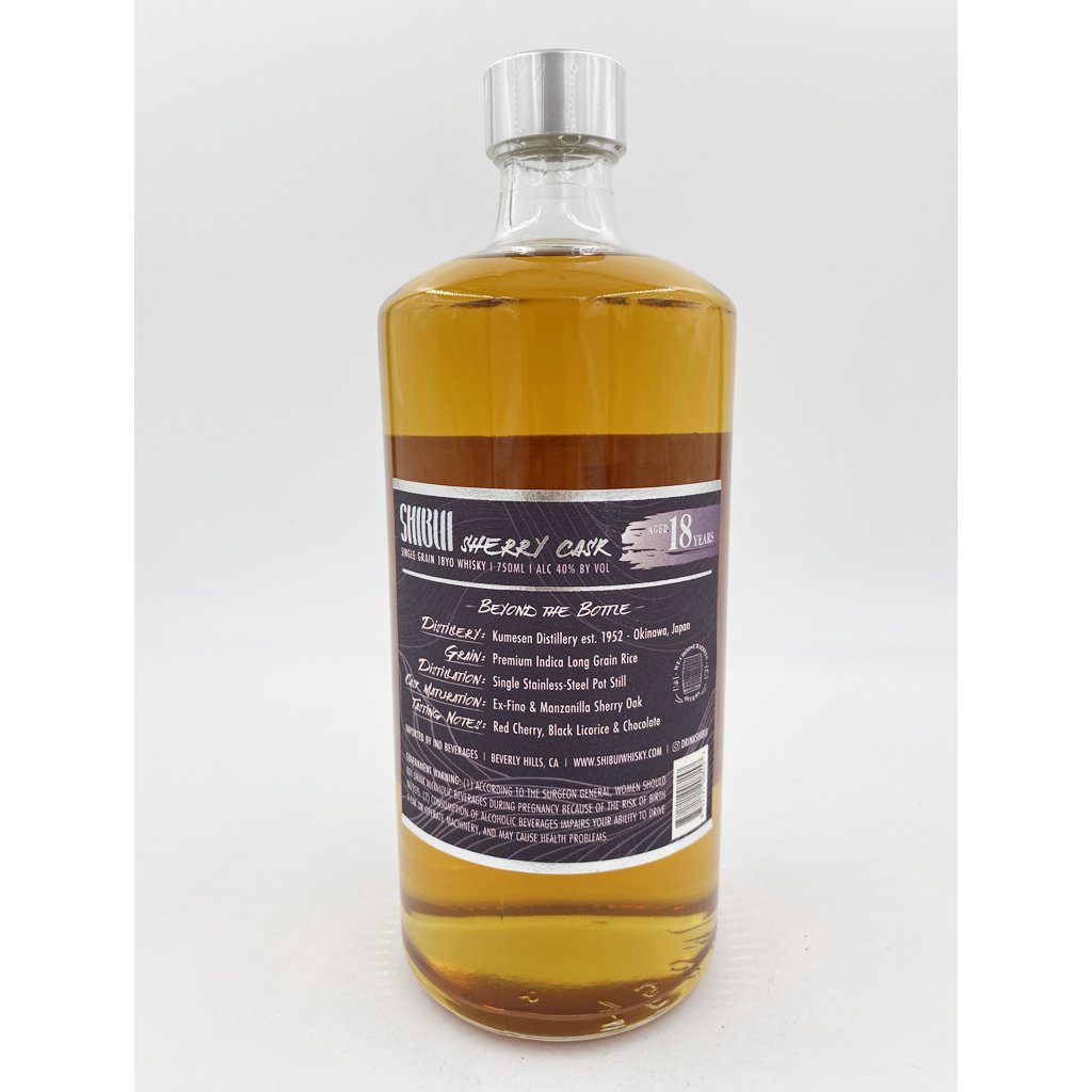 Shibui Single Grain Sherry Cask 18 Years - 750ML