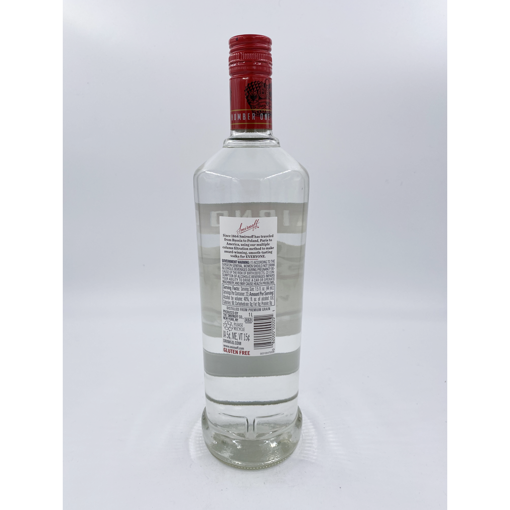 Smirnoff Vodka - 1.0L