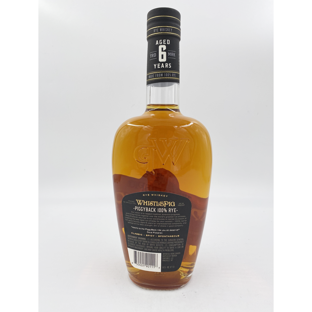 Whistlepig Rye Piggyback 6 Year - 750ML