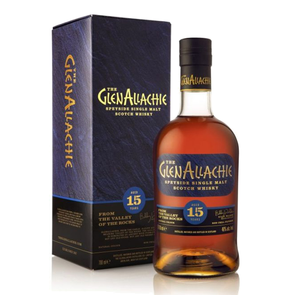 GlenAllachie 15 Year Old Speyside Single Malt Scotch Whisky - 700 ML