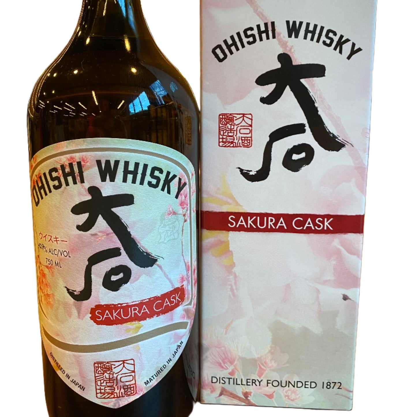 Ohishi Sakura Cask Whisky, 750 ML