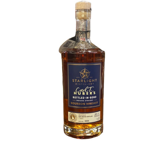 Starlight Distillery Bourbon Whiskey Carl T. Huber's Bottled in Bond, 750 ML