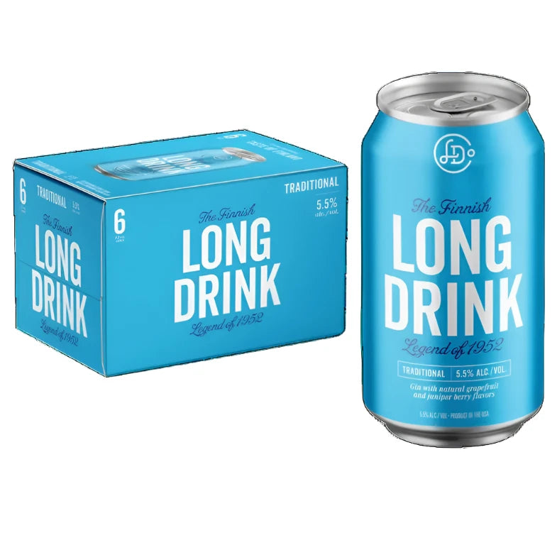 Long Drink Traditional Citrus - 12 OZ cans (Pack of 6)