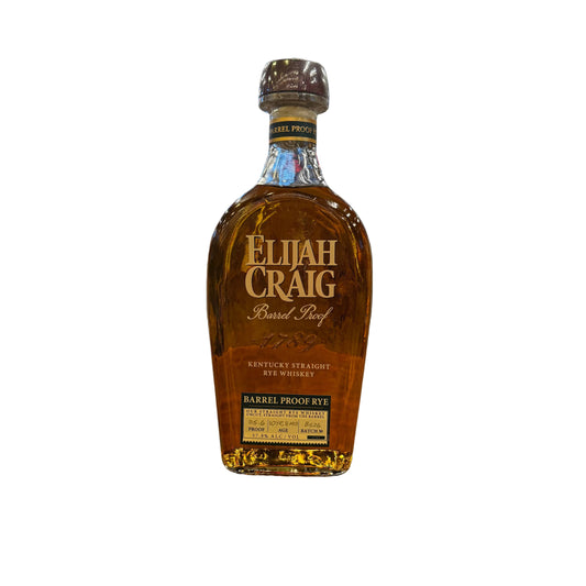 Elijay Craig Straight Rye Whiskey Barrel Proof 10 Year - 750 ML