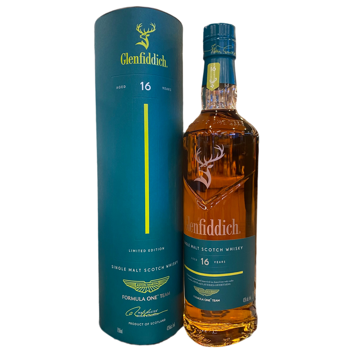 ウイスキー glenfiddich 16 Glenfiddich x Aston Martin Formula One ウイスキー glenfiddich 16 Glenfiddich x Aston Martin Formula One