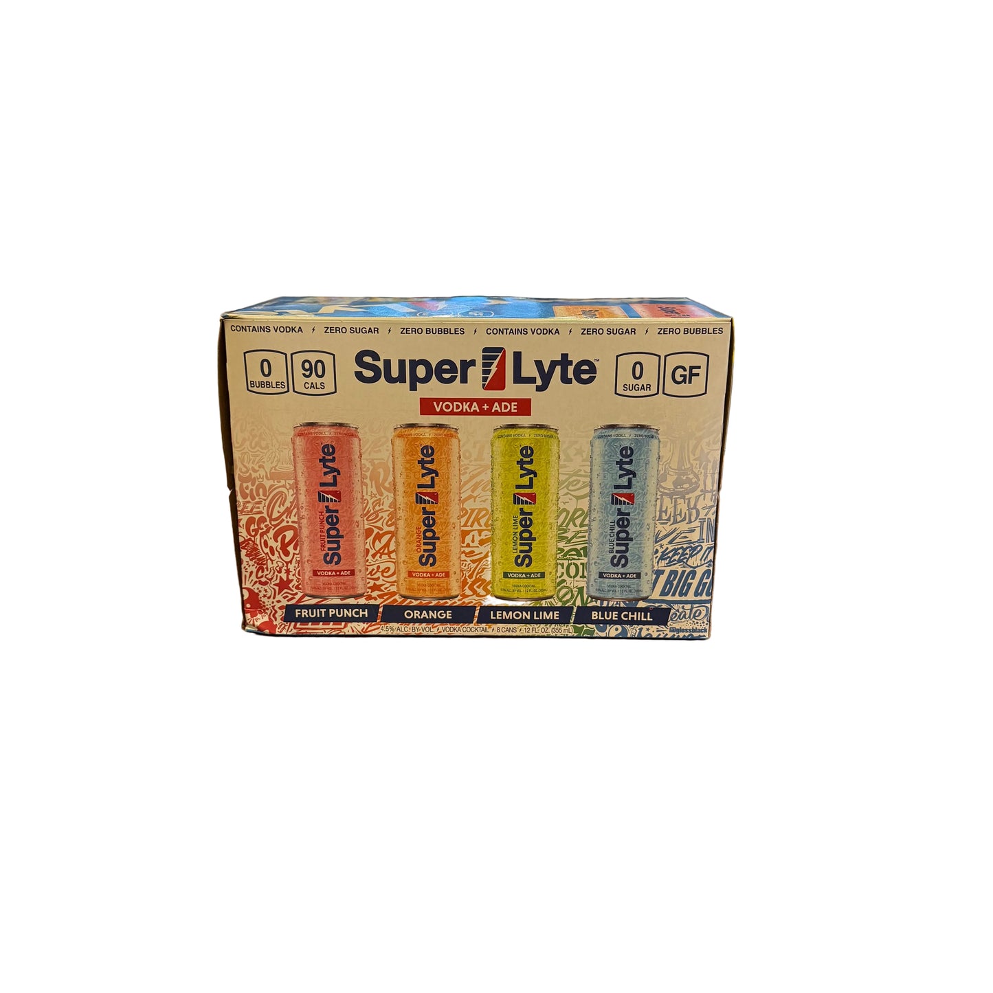 SuperLyte Vodka  Ade Variety Pack - 8 X 355 ML