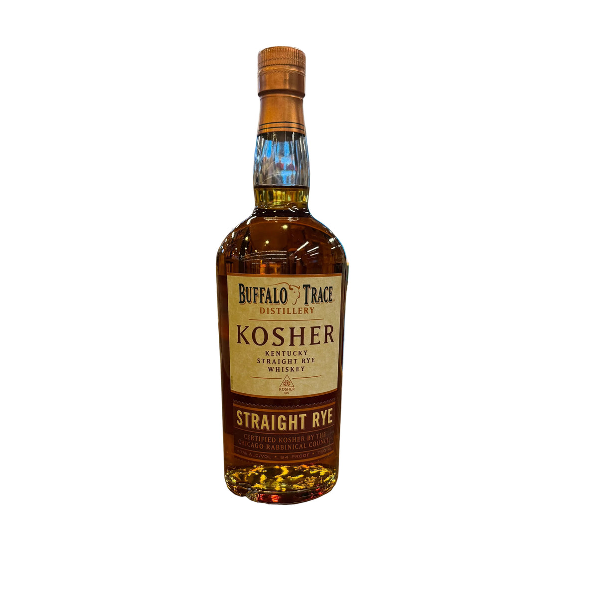 Buffalo Trace Straight Rye Whiskey - 750 ML