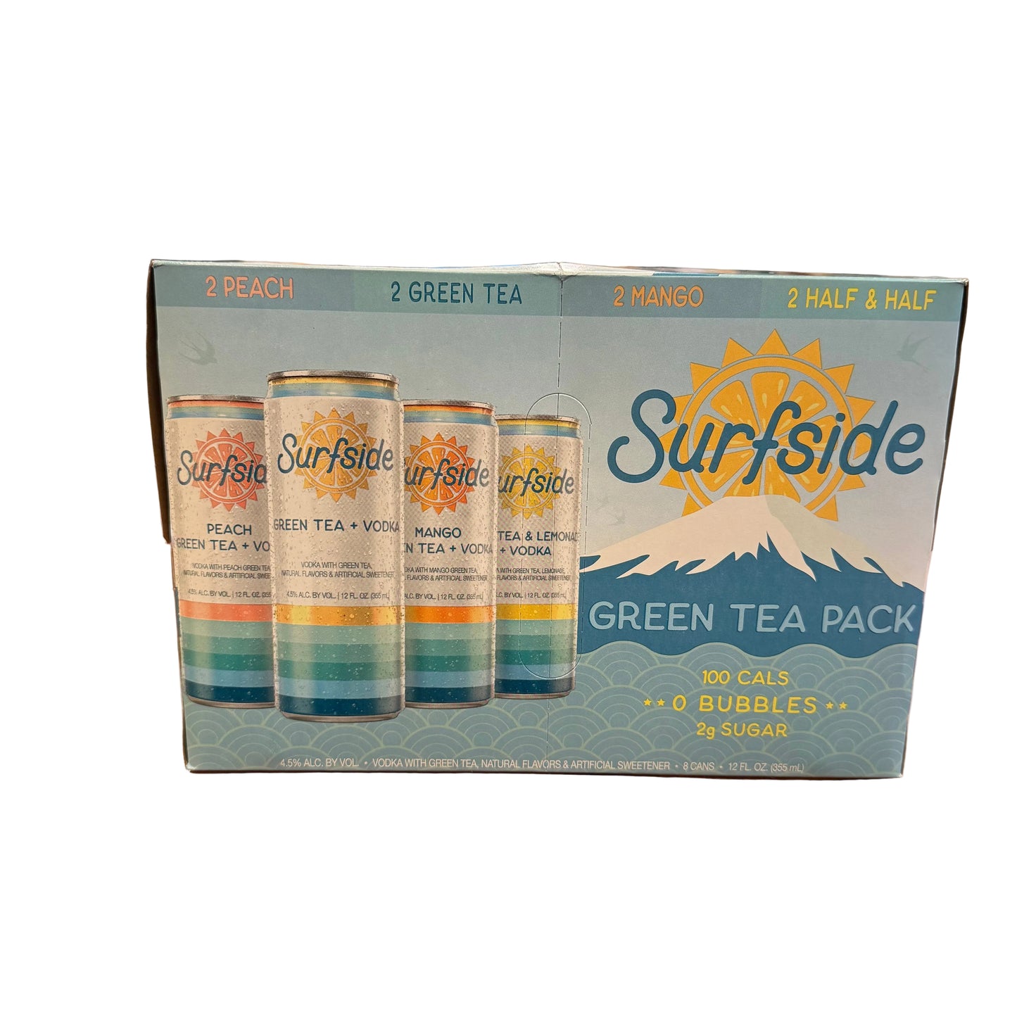 Surfside Green Tea Variety Pack 8 cans - 355 ML