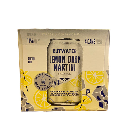 Cutwater Lemon Drop Martini - 355 ML (4 pk)