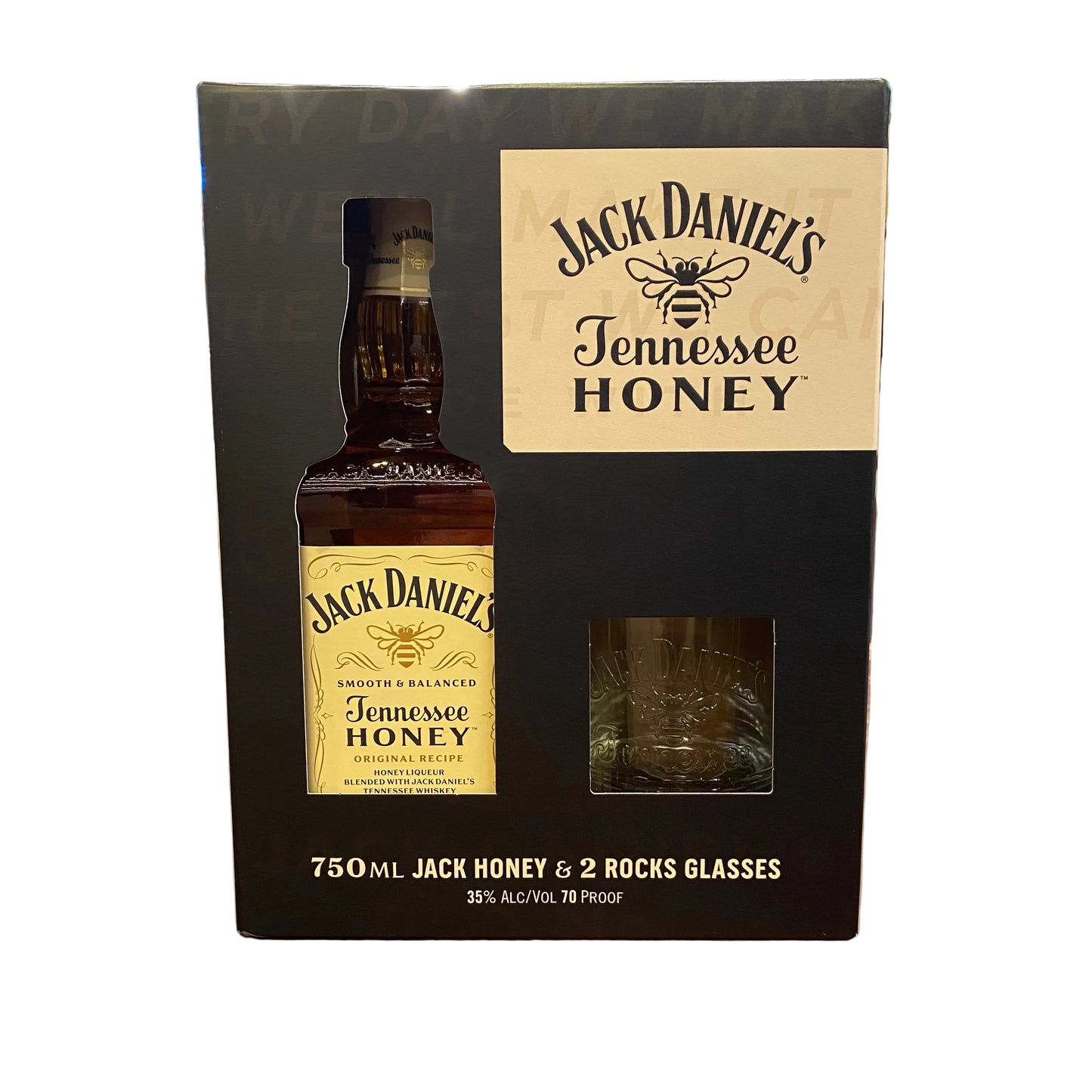 Jack Daniel Honey Gift Set - 750 ML