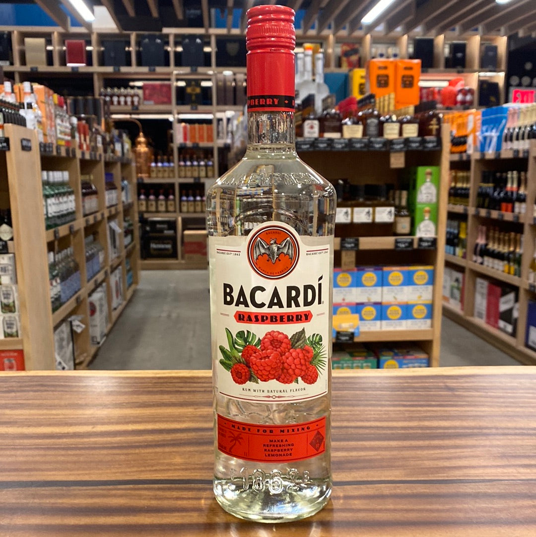 Bacardi Rum Raspberry, 1 Liter – Leivine Wine & Spirits