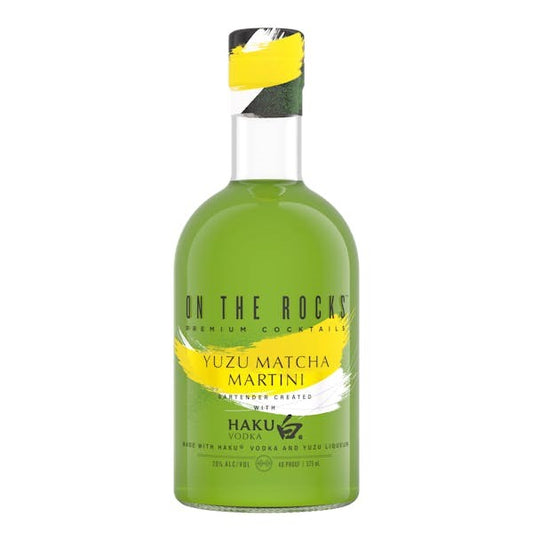 On The Rocks Yuzu Matcha Martini - 375 mL