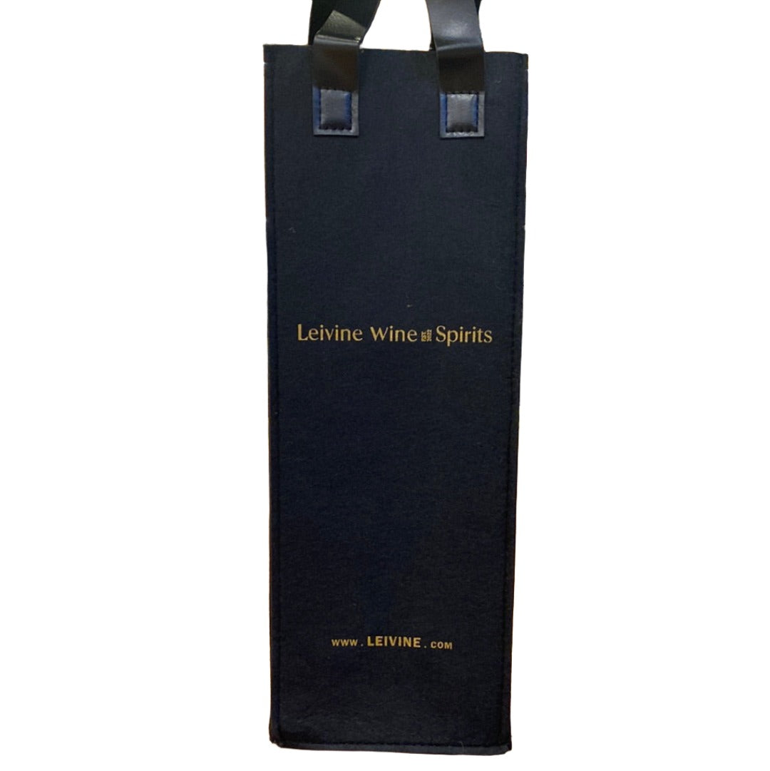 SINGLE BOTTLE LUXURY WINE BAG - RED