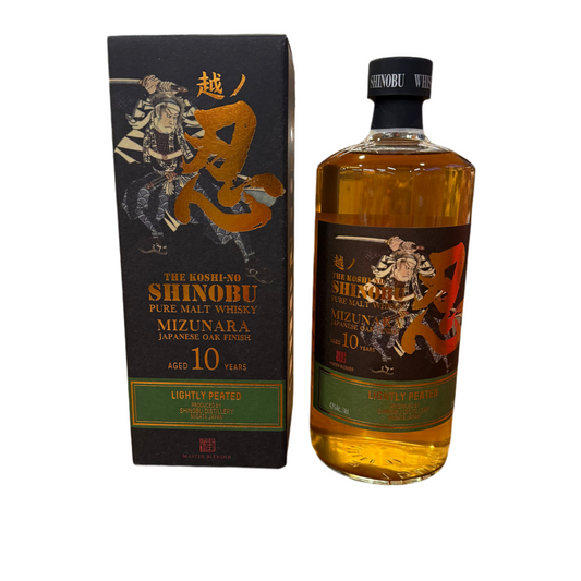 Shinobu 10 Years Old Pure Malt Whisky in Mizunara Oak - 750ML
