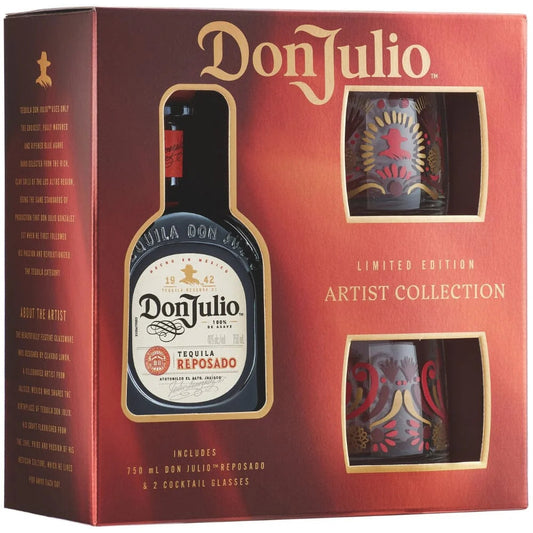 Don Julio Reposado Artist Collection Gift Set - 750 mL