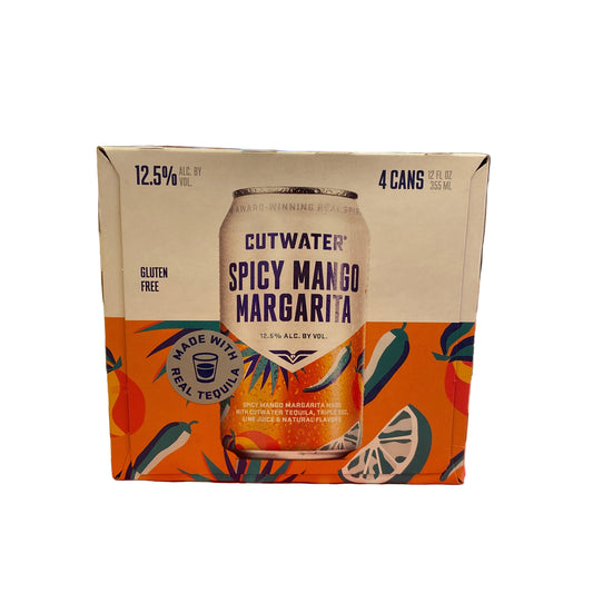 Cutwater Spicy Mango Margarita - 355 ML (4 pk)