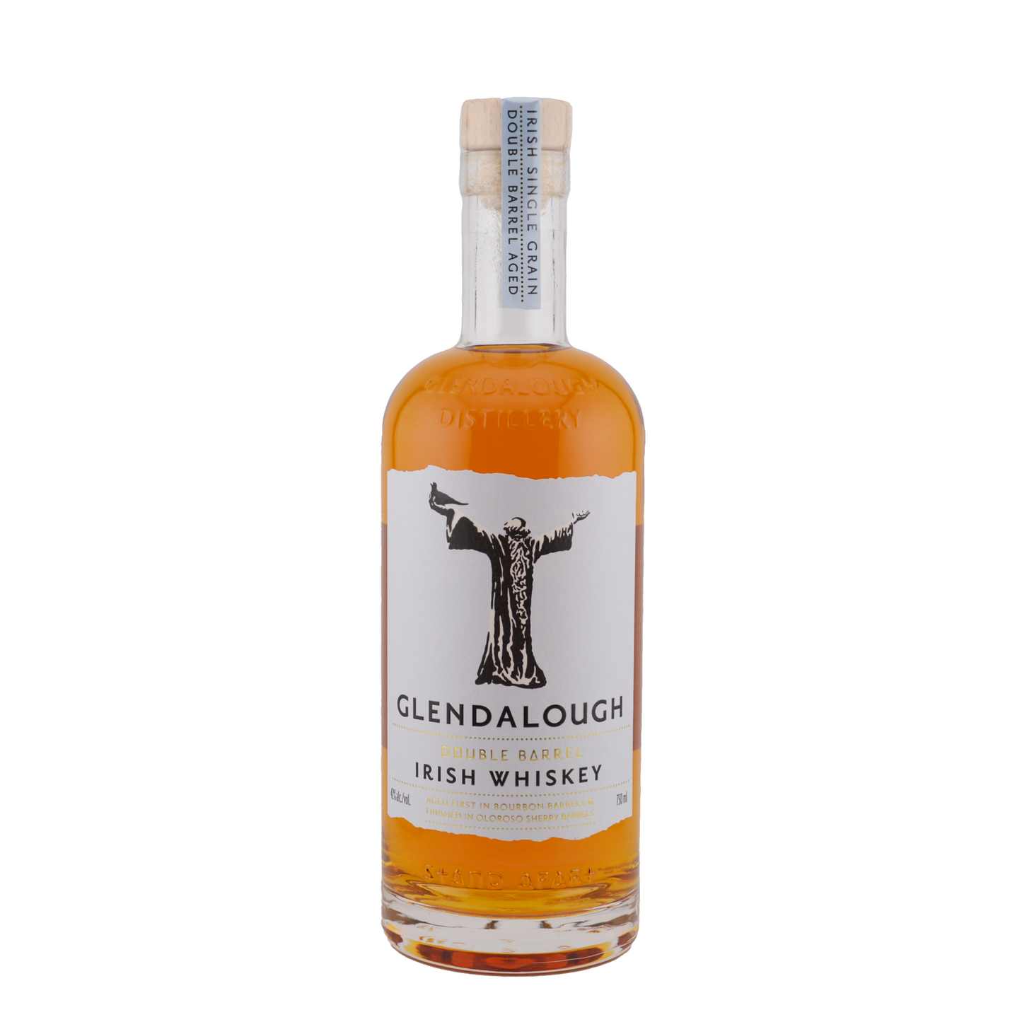 Glendalough Double Barrel irish Whiskey, 750 ML