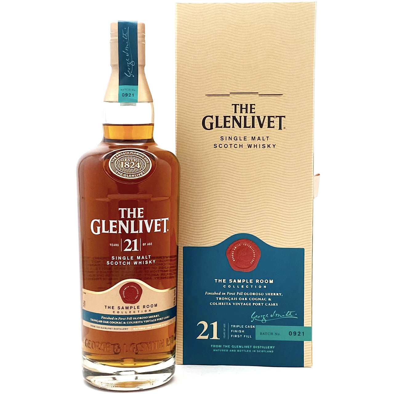 Glenlivet 21 year The Sample Room Batch 0722, 750 ML