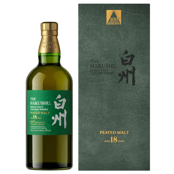 白州　HAKUSHU SINGLE MALT 700ml Hakushu Single Malt 18 Year 100th Anniversary, 700 ML – Leivine
