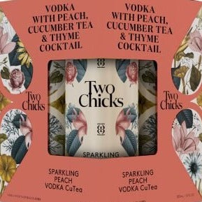 Two Chicks Vodka Cutea 4 Pack, 355 ML