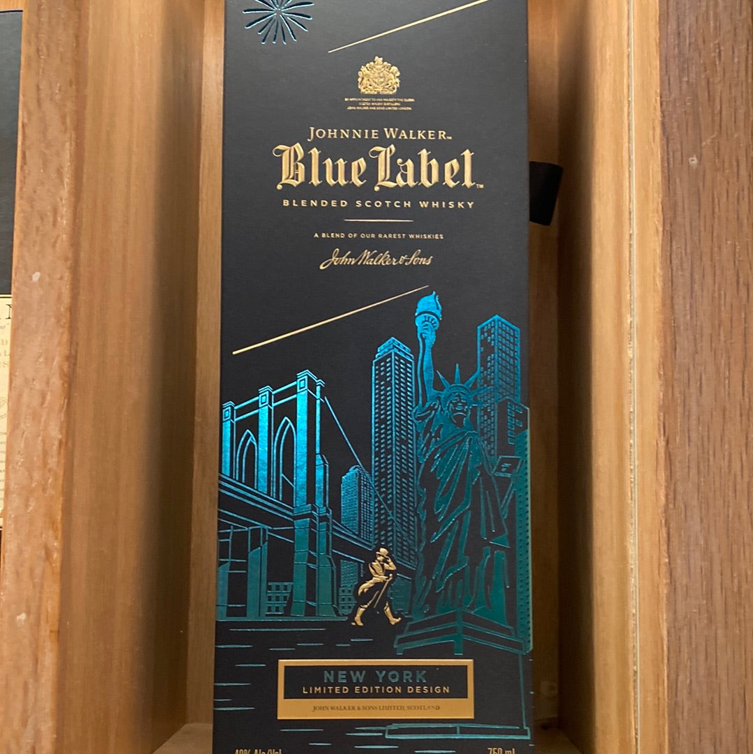 Johnnie Walker Blue Label Scotch Whisky New York Skyline Limited Edition, Scotland, 750ml