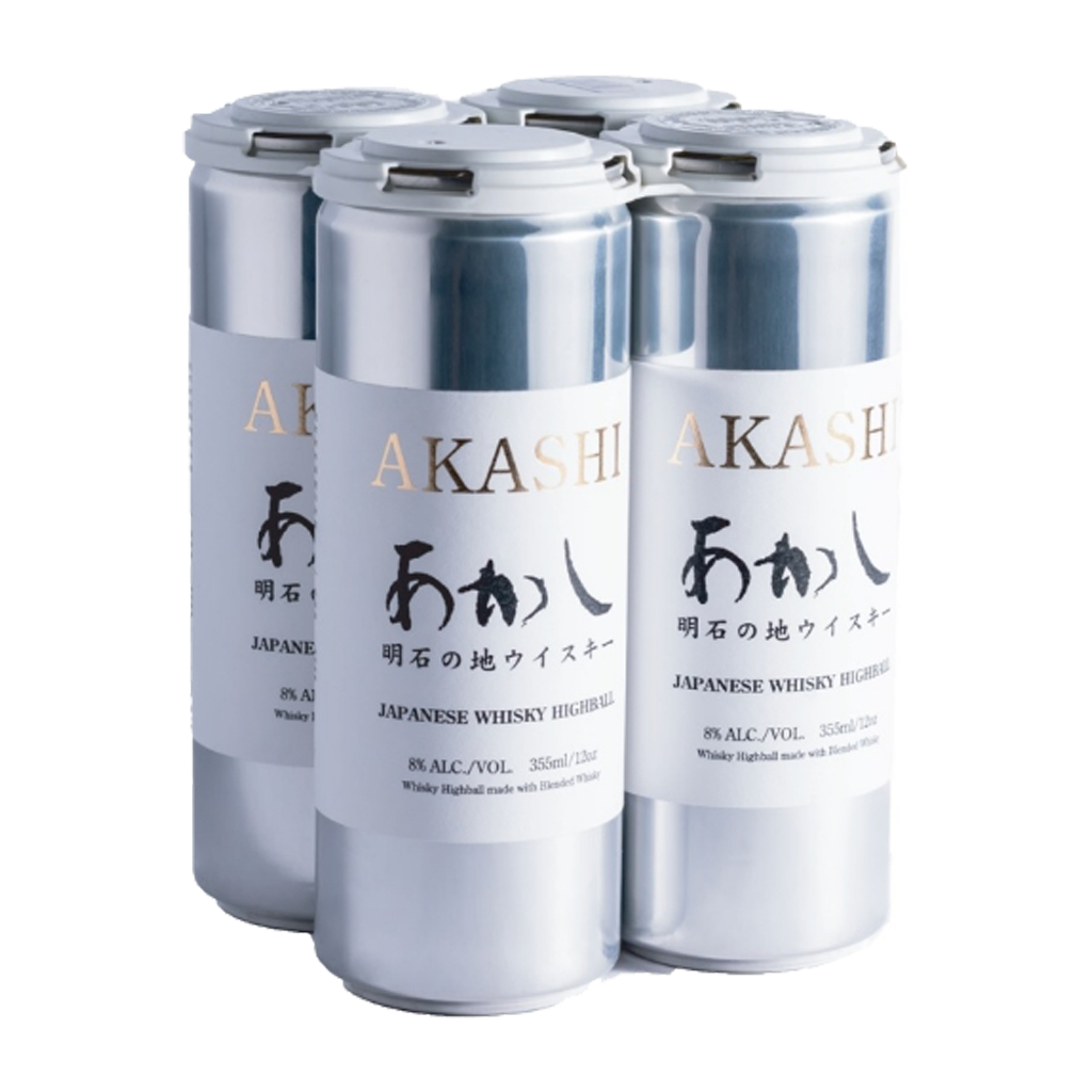 Akashi Whisky Highball 4pk Cans Japan - 355ML*4
