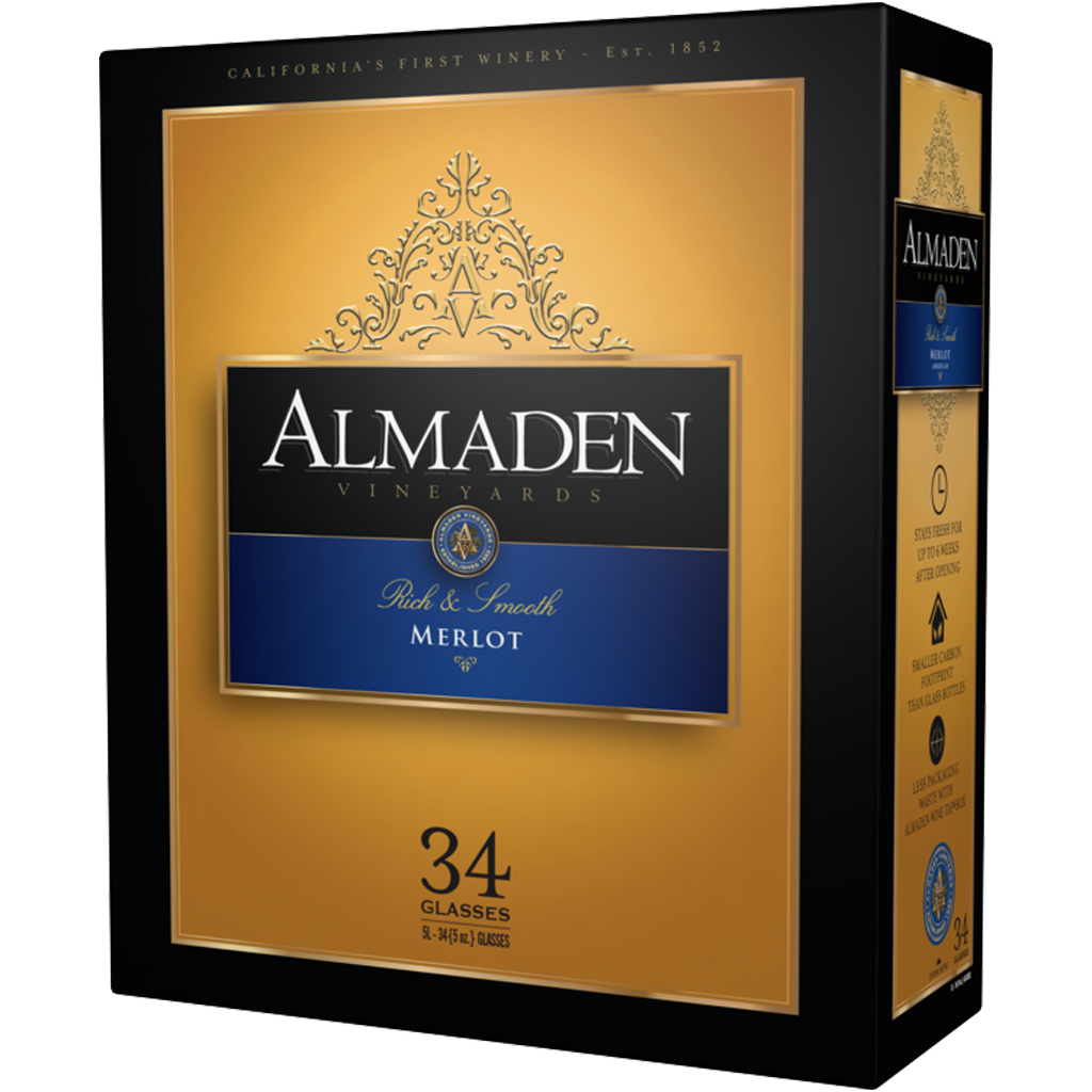 Almaden Merlot Wine - 5.0L
