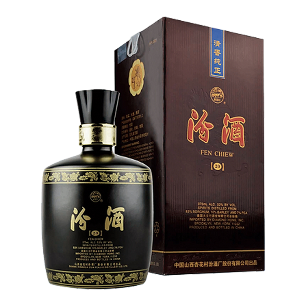 Qinghua Fenjiu 20年熟成 500ml 53% FenJiu QingHua 20 YO Baijiu 500ml - Just Liquor Cellars