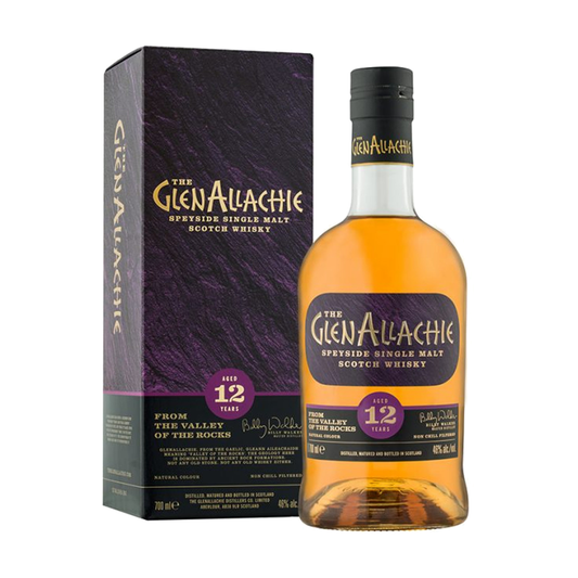 GlenAllachie 12 Year Old Speyside Single Malt Scotch Whisky - 700 ML