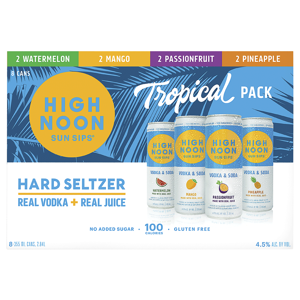 High Noon Tropical 8 Pack - 355ML
