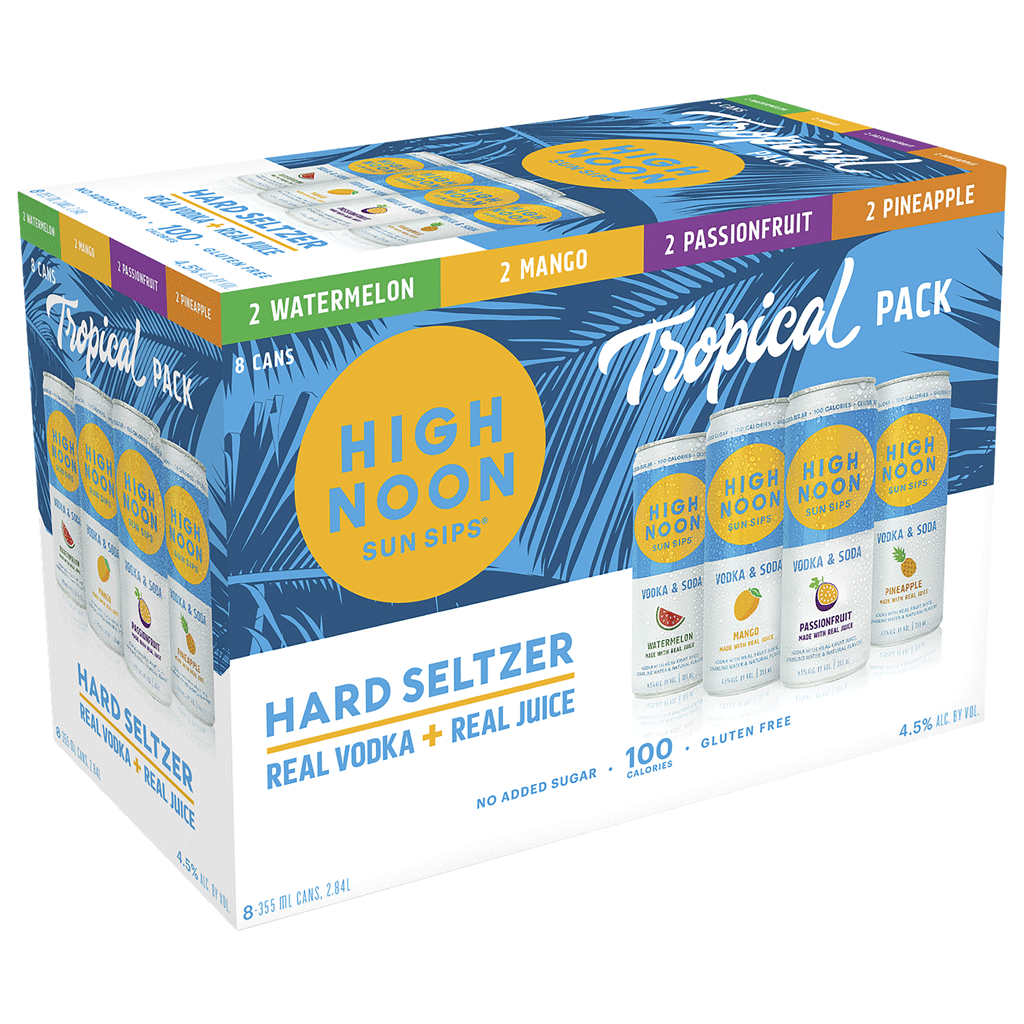 High Noon Tropical 8 Pack - 355ML