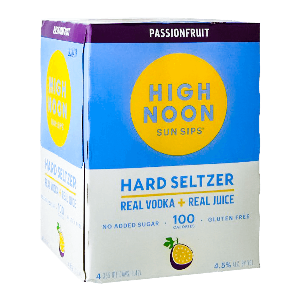 High Noon Passion fruit 4 Pack - 355 ML