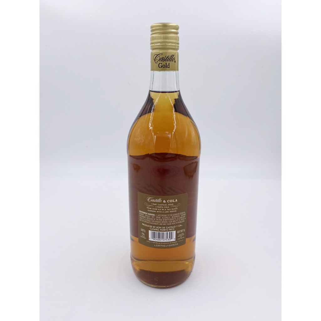 Castillo Rum Gold - 1.0L